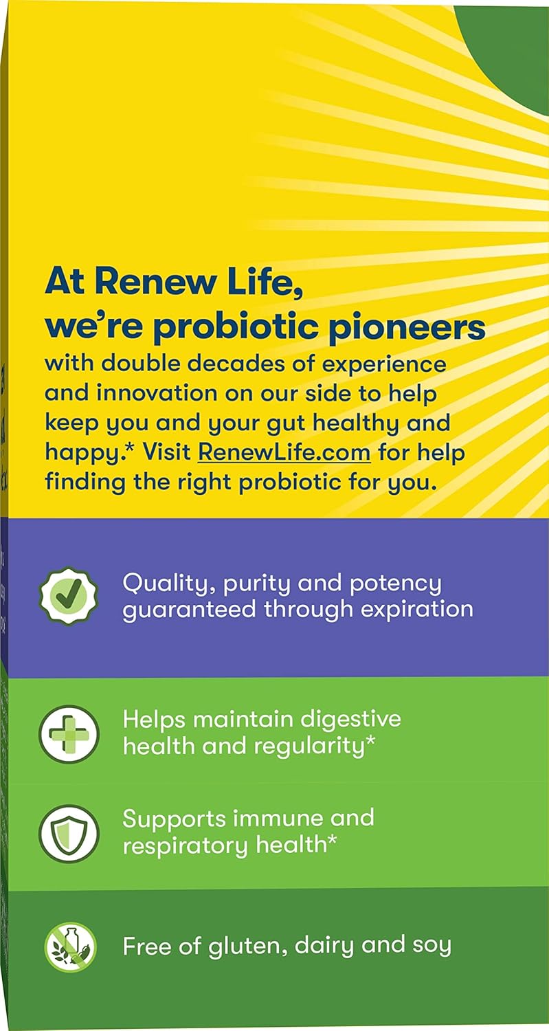 Renew Life Daily Balance Probiotic Capsules - 60 Count