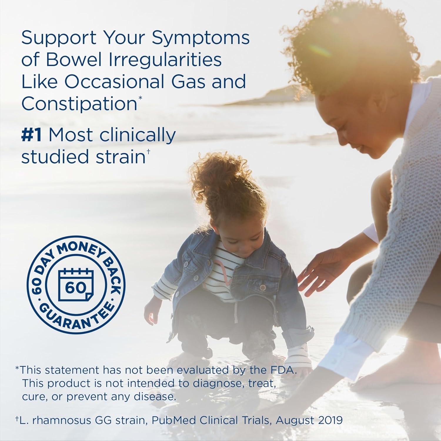 Renew Life Probiotic Colon Care Capsules - 80 Billion CFU, 30 Count - Supports Colon Health, L. Rhamnosus GG, Dairy/Soy/Gluten-Free