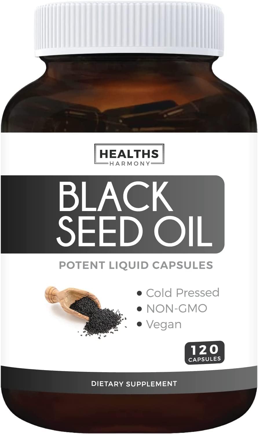 Renew & Recharge Bundle: Black Seed Oil & Organic Ashwagandha - 120 Soft-gel Capsules + 120 Tablets - Non-GMO & Vegetarian