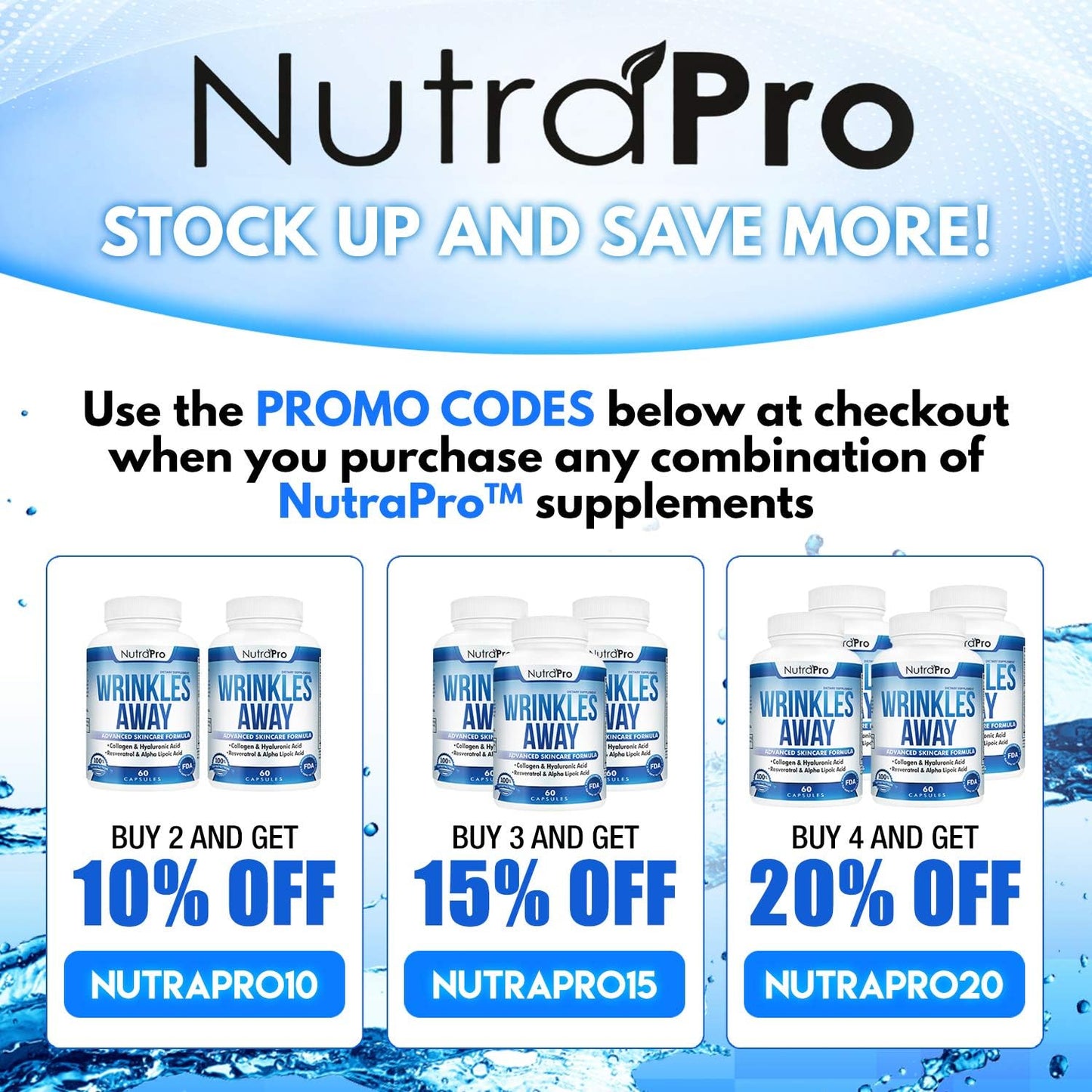 Renew Your Skin with NutraPro Ageless Skin Vitamins - Dermal Repair Complex with Collagen, Resveratrol, and Hyaluronic Acid - Skin Renewal Supplement - BoostGo Australia