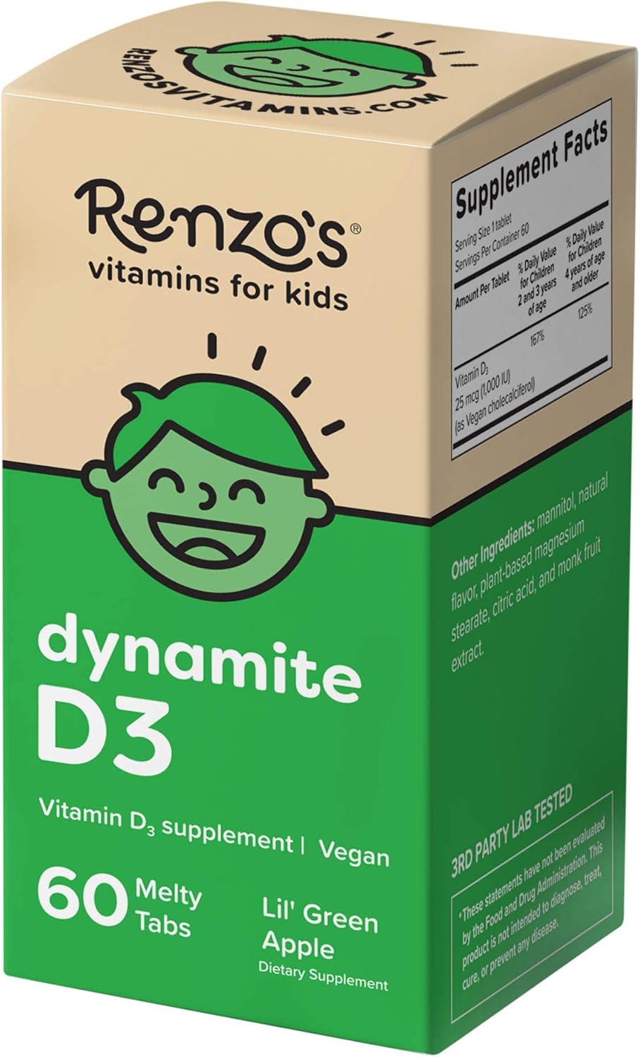 Renzo's Vitamins Adventure Bundle for Picky Eater Kids - Multivitamin, Vitamin D3, and Vitamin B6 for Bright & Brainy Kids