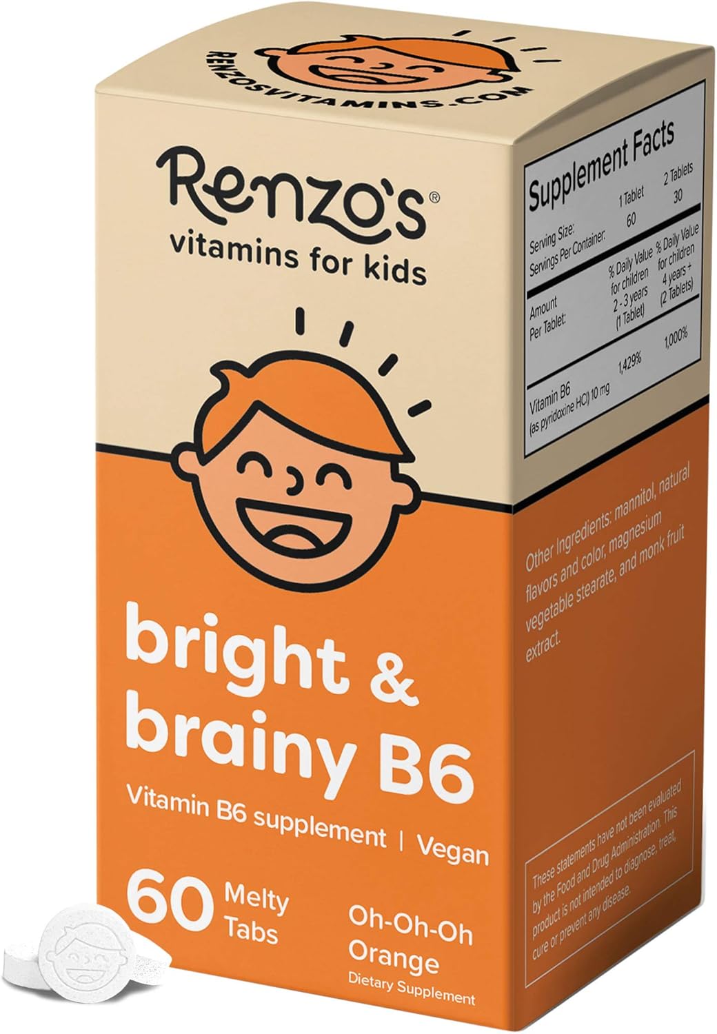 Renzo's Vitamins Adventure Bundle for Picky Eater Kids - Multivitamin, Vitamin D3, and Vitamin B6 for Bright & Brainy Kids