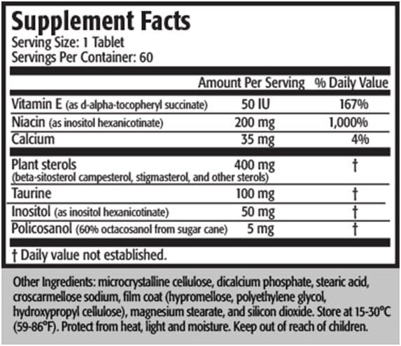 Res-Q LeveLDL: Advanced Formula with Niacin for Lowering LDL Cholesterol Levels