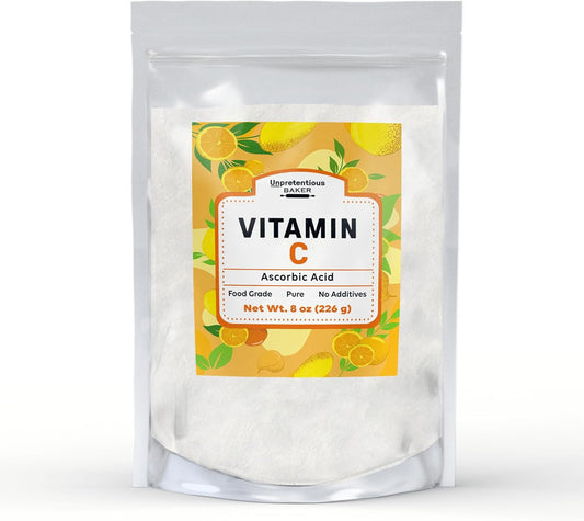 Resealable Bag of Baker Ascorbic Acid Vitamin C Powder for Unpretentious Use