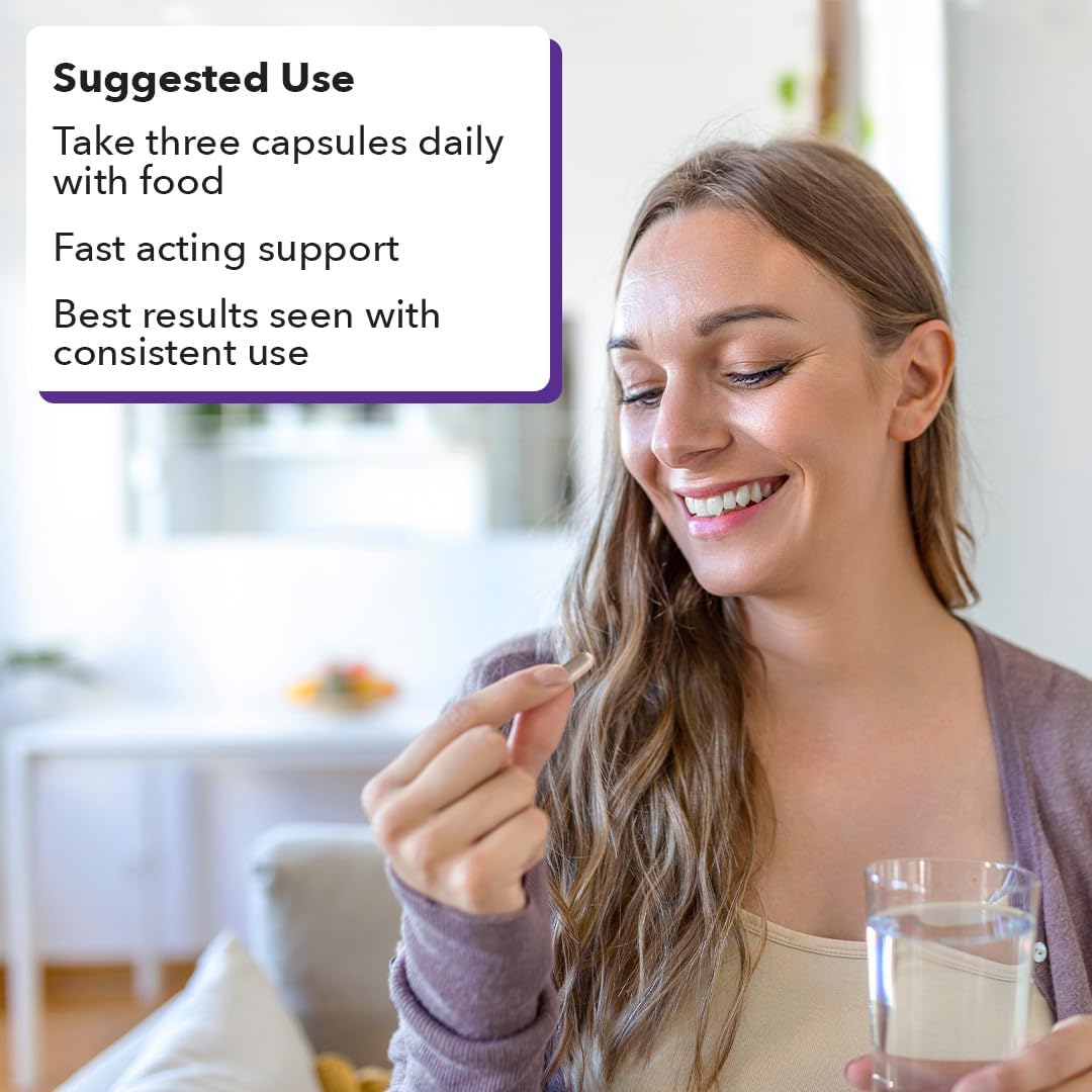 Respiratory Support Supplement with CoQ10 & Herbs - Boost Oxygen Capacity & Reduce Mucus - 90 Capsules