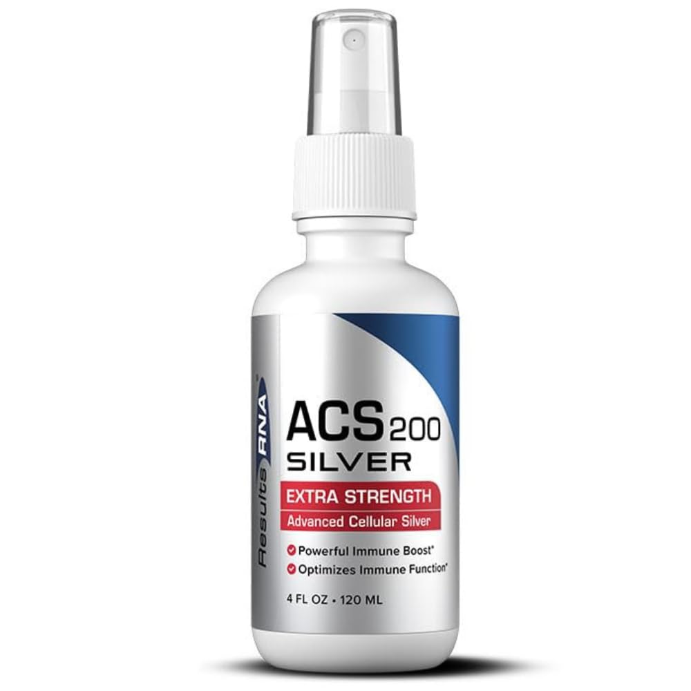 Results RNA ACS 200 Colloidal Silver Gel Combo Pack - 4 oz Liquid and 8 oz Topical Gel for Sunburn, Wounds, Rashes - BoostGo Australia