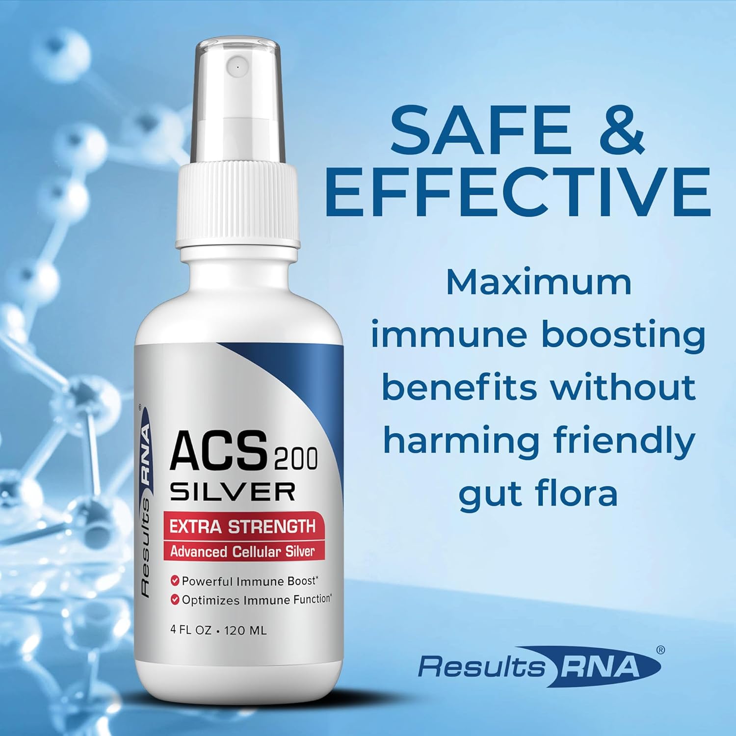 Results RNA ACS 200 Silver Extra Strength Immune System Support - Advanced Cellular Colloidal Silver for Immunity - Trusted by Global Doctors - BoostGo Australia