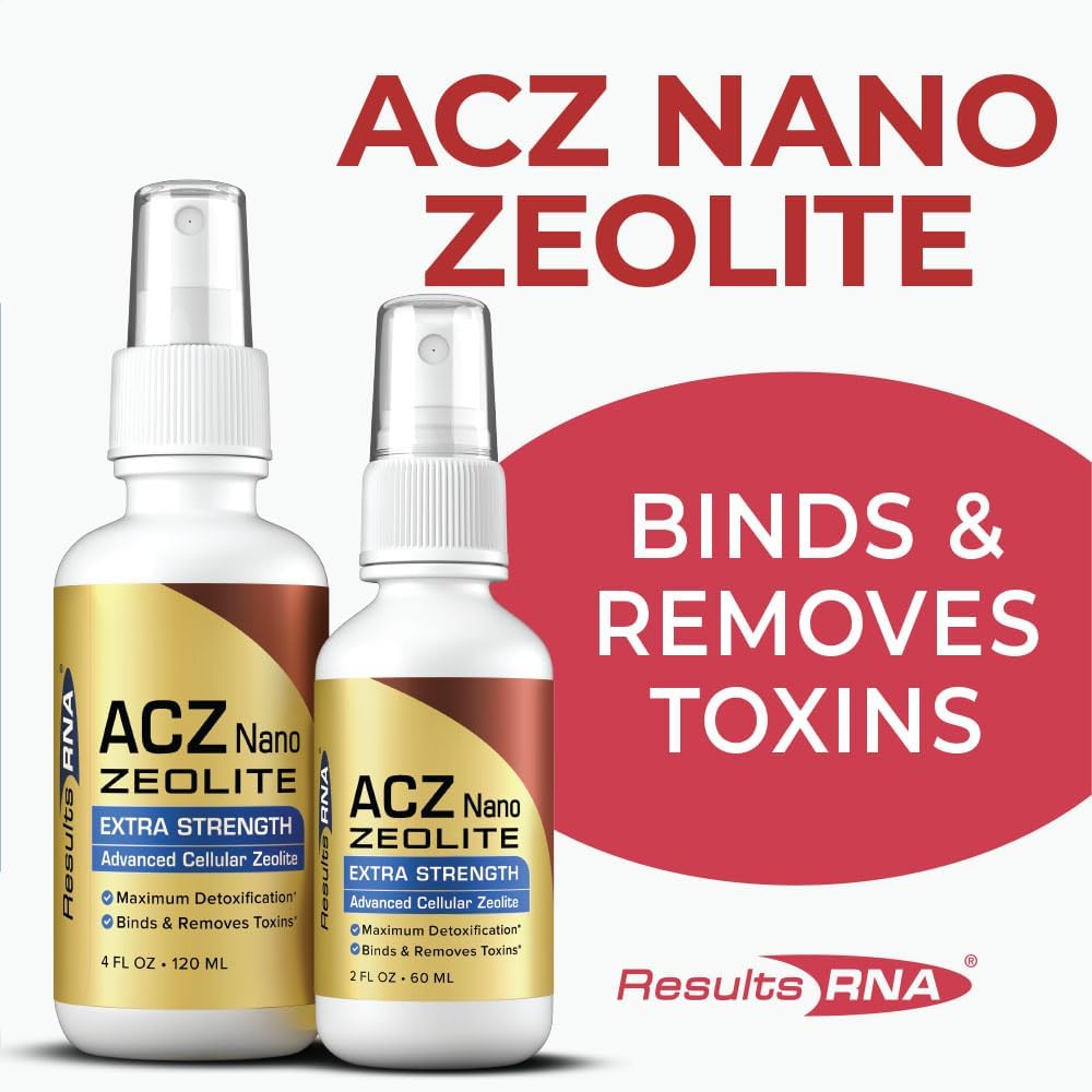 Results RNA Ultimate Body Detox Extra Strength System - ACS 200 Silver, ACZ Zeolite, ACG Glutathione for Immunity Boost & Oxidative Stress Reduction