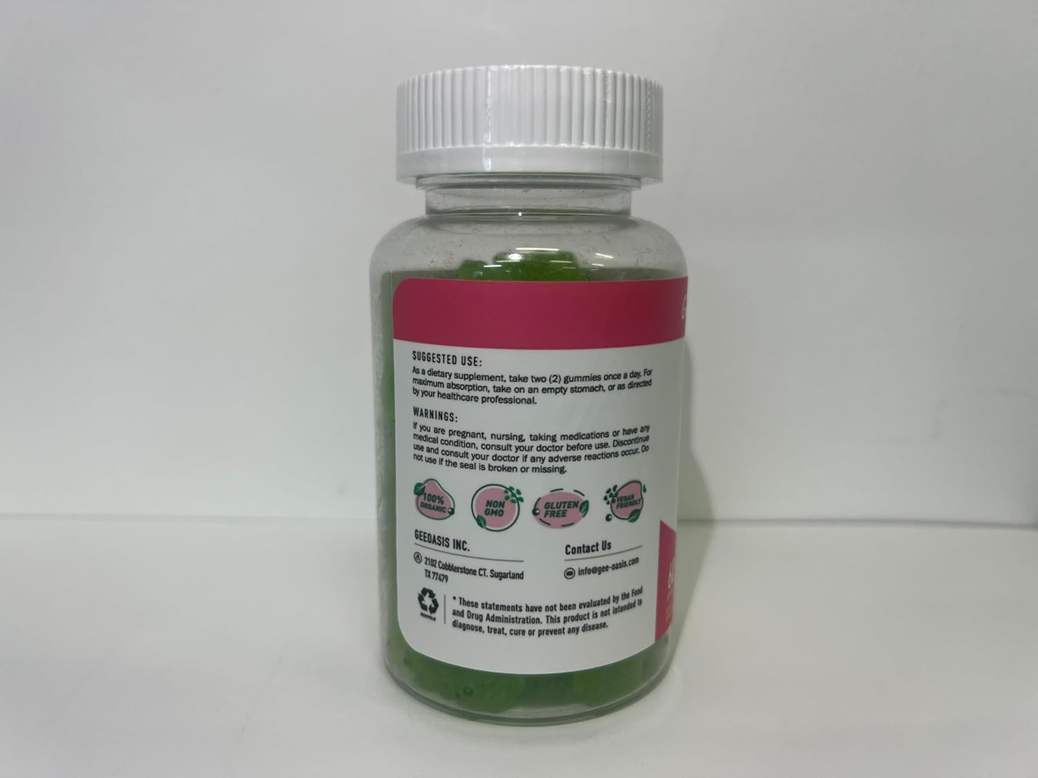 Resveratrol Niacinamide Gummies 500mg with Vegan Apple Flavor - 60 Chewable B3 Supplement Count