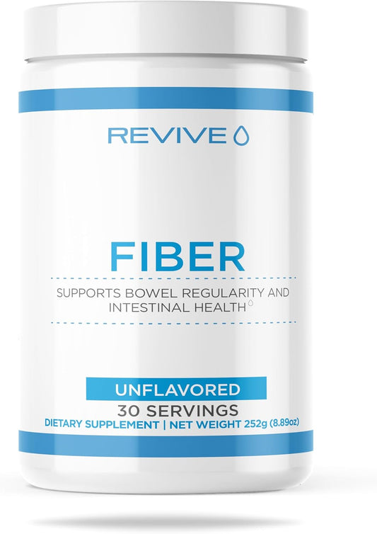Revive MD Fiber: Digestive Health Supplement with Psyllium Husk and Oat Flour - 30 Servings