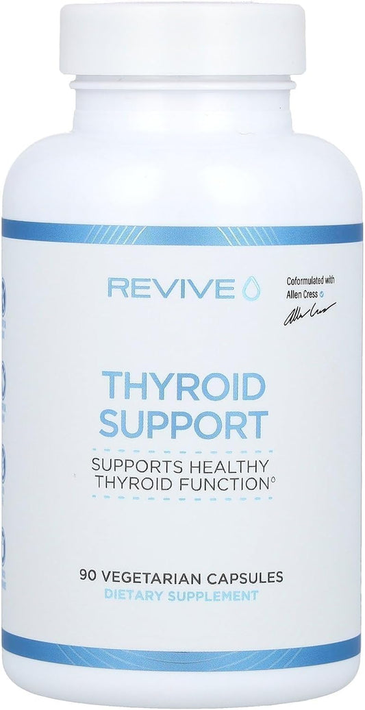 Revive MD Thyroid Support Capsules - Promotes Healthy Thyroid Function - 90 Vegetarian Capsules
