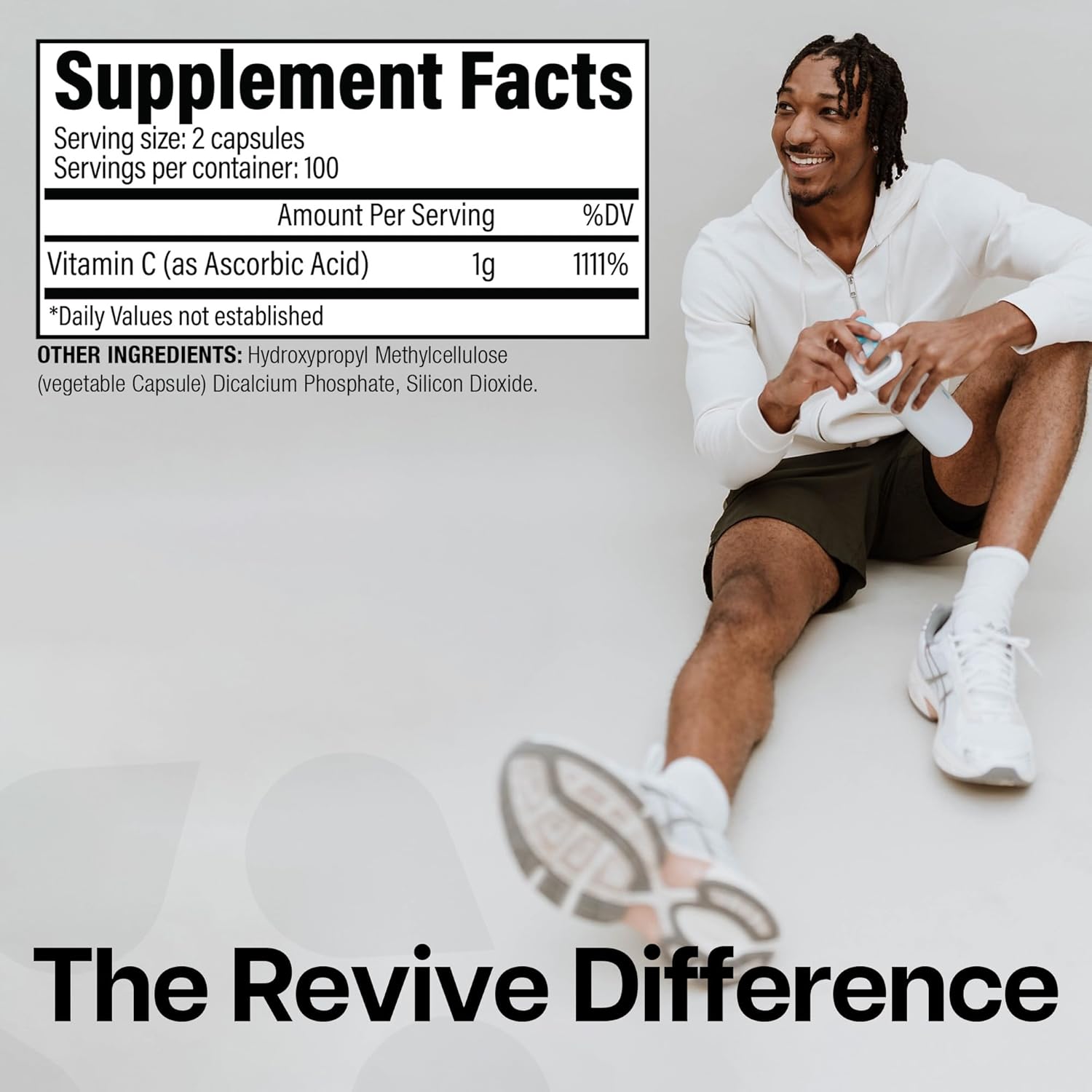 Revive MD Vitamin C Supplement for Immune Support and Skin Health