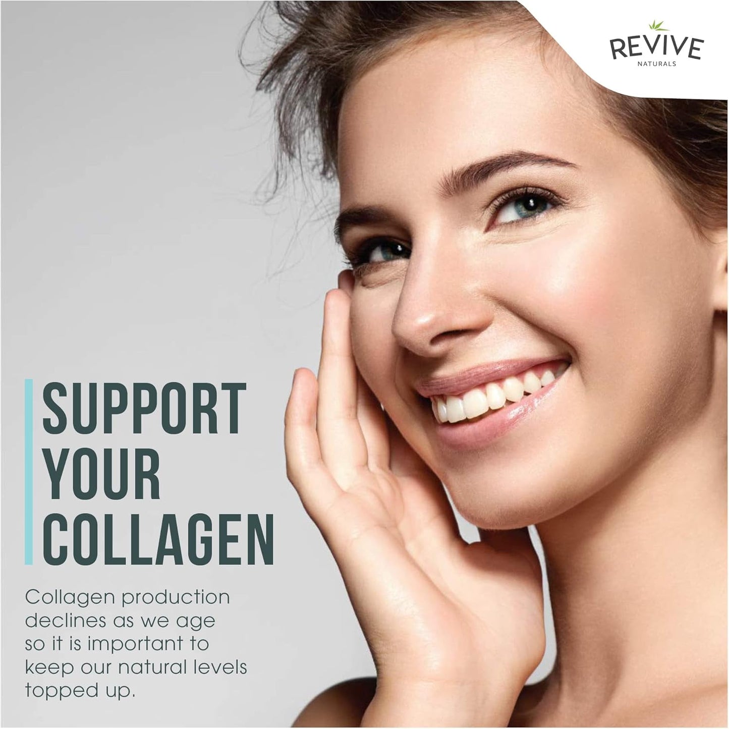 Revive Naturals Vanilla Multi Collagen Protein Powder - 400g - Unsweetened - 5 Types of Collagen Peptides - Grass Fed Bovine, Wild Caught Marine & Free-Range Chicken - Keto Friendly