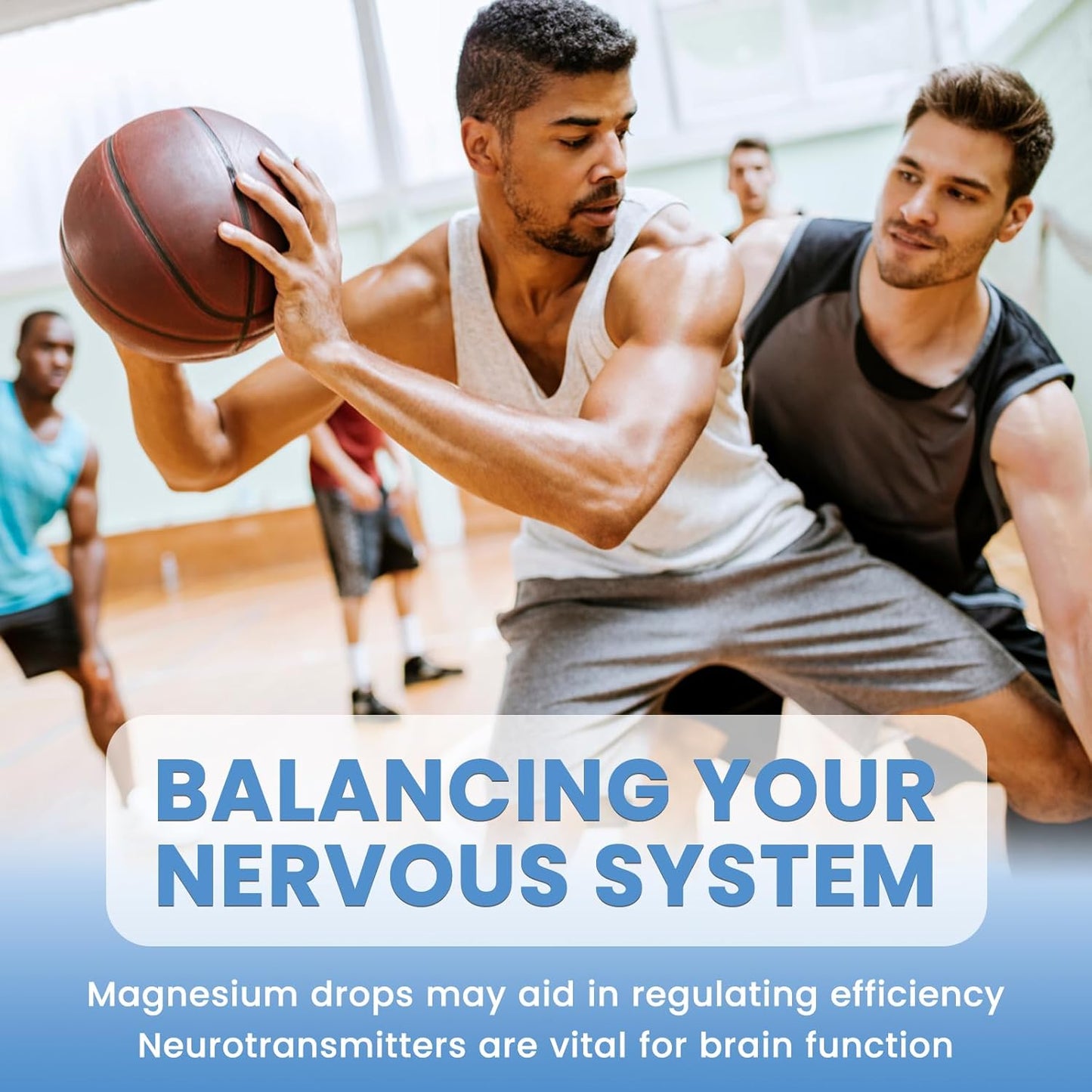 Revolutionary Triple Magnesium Complex Liquid Drops with Omega3, Ashwagandha, and Vitamins for Calmness and Muscle Health - Strawberry Flavor, 2 Fl OZ