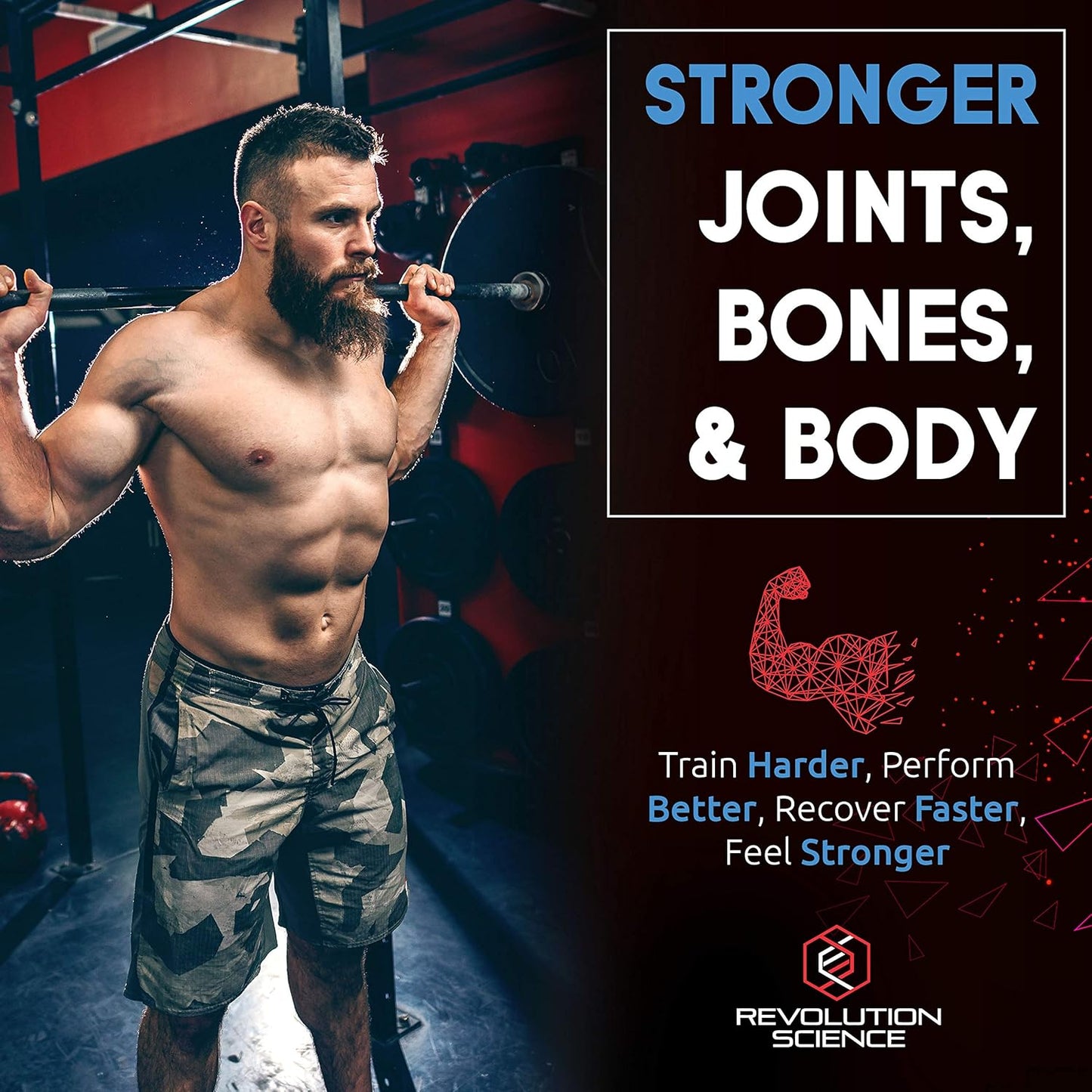REVSCI Regains Starter Pack: HGH Supplements for Men & Women, Anabolic Muscle Builder, Post-Workout Recovery, 30 Protein Pills