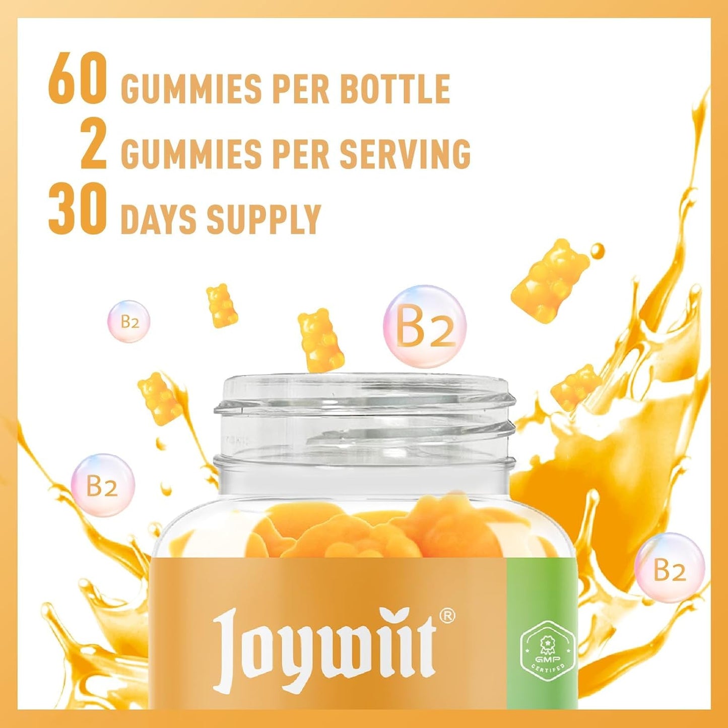 Riboflavin 400mg Gummies for Kids and Adults | Vitamin B2 Chewable Supplement for Energy & Nervous System Support | Migraine Relief - 120 Count Vegan Formula