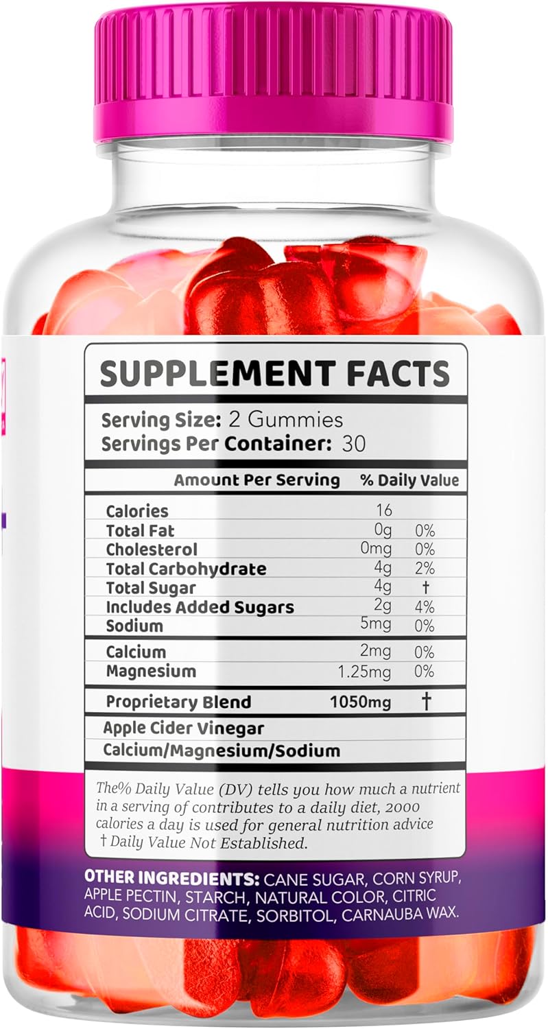 Ripped Results Keto Gummies 2 Pack - 120 Gummies, 1050 MG, ACV Infused - 2 Months Supply