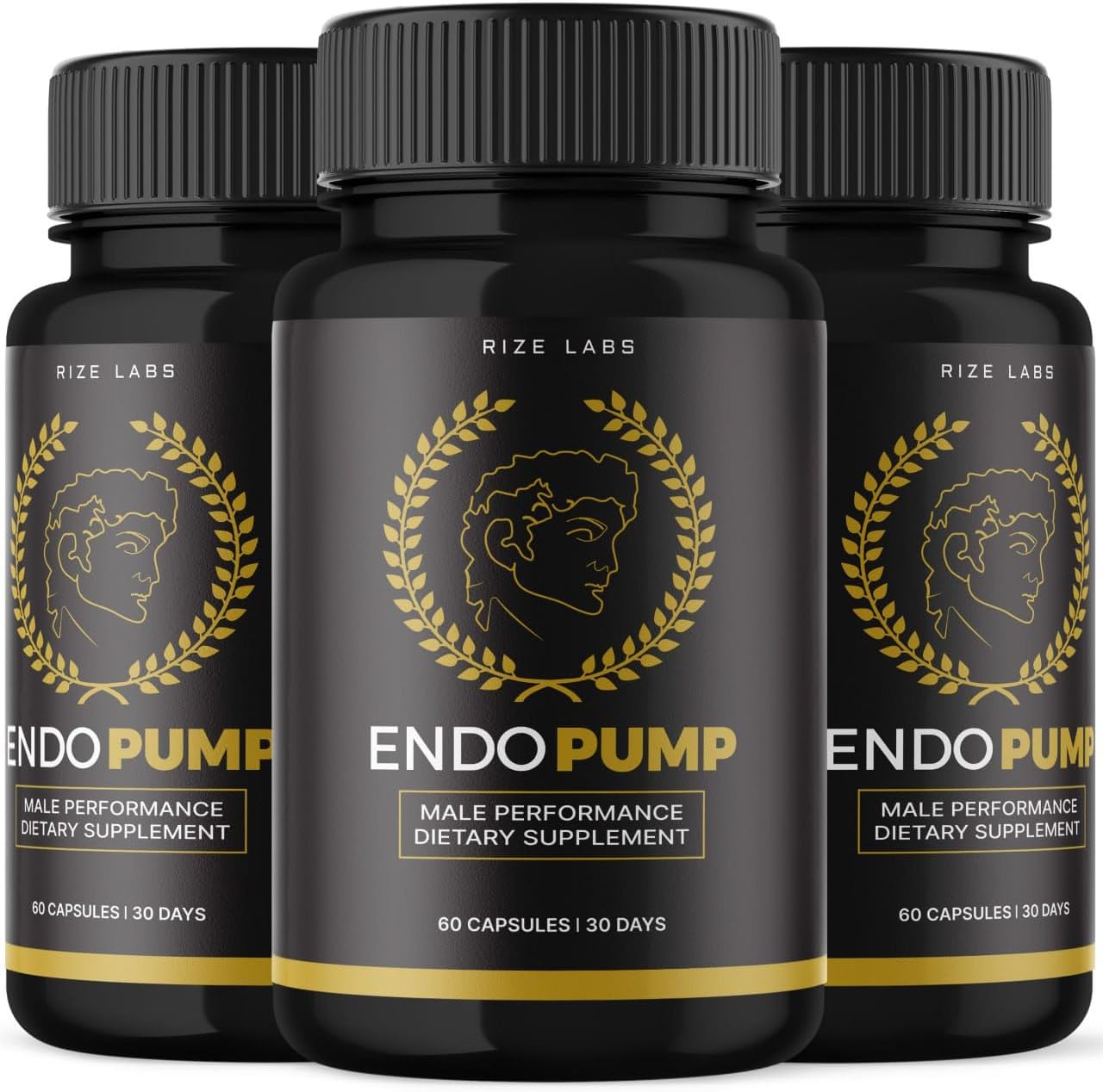 rize labs EndoPump Capsules: Energy Boost & Strength Support for Men (180 Capsules)