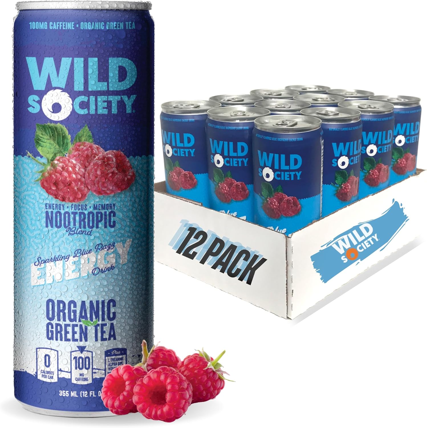 Rocket Pop Clear Whey Isolate + Blue Razz Energy Drink Combo - Boost Your Energy with Wild Society's Super Duo