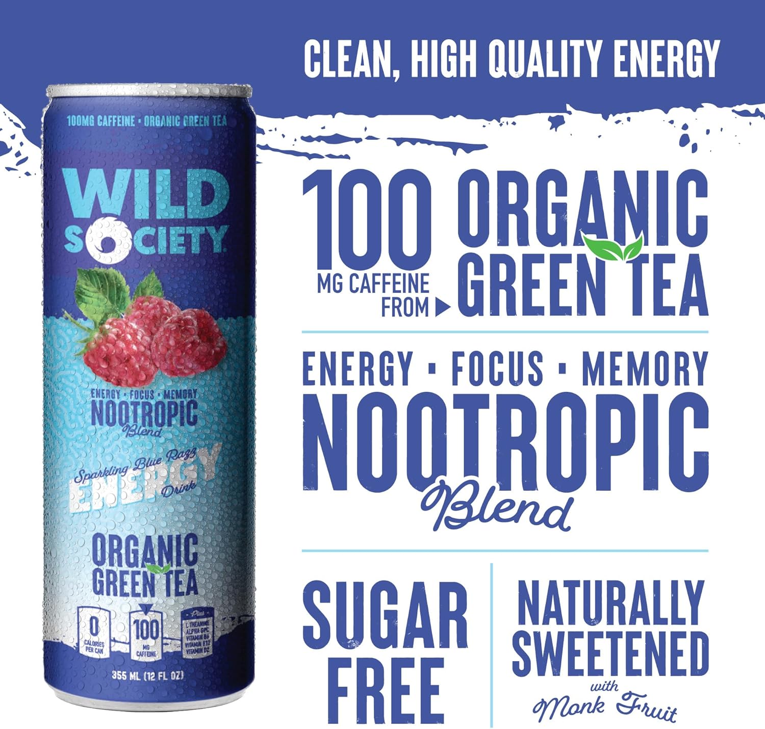 Rocket Pop Clear Whey Isolate + Blue Razz Energy Drink Combo - Boost Your Energy with Wild Society's Super Duo