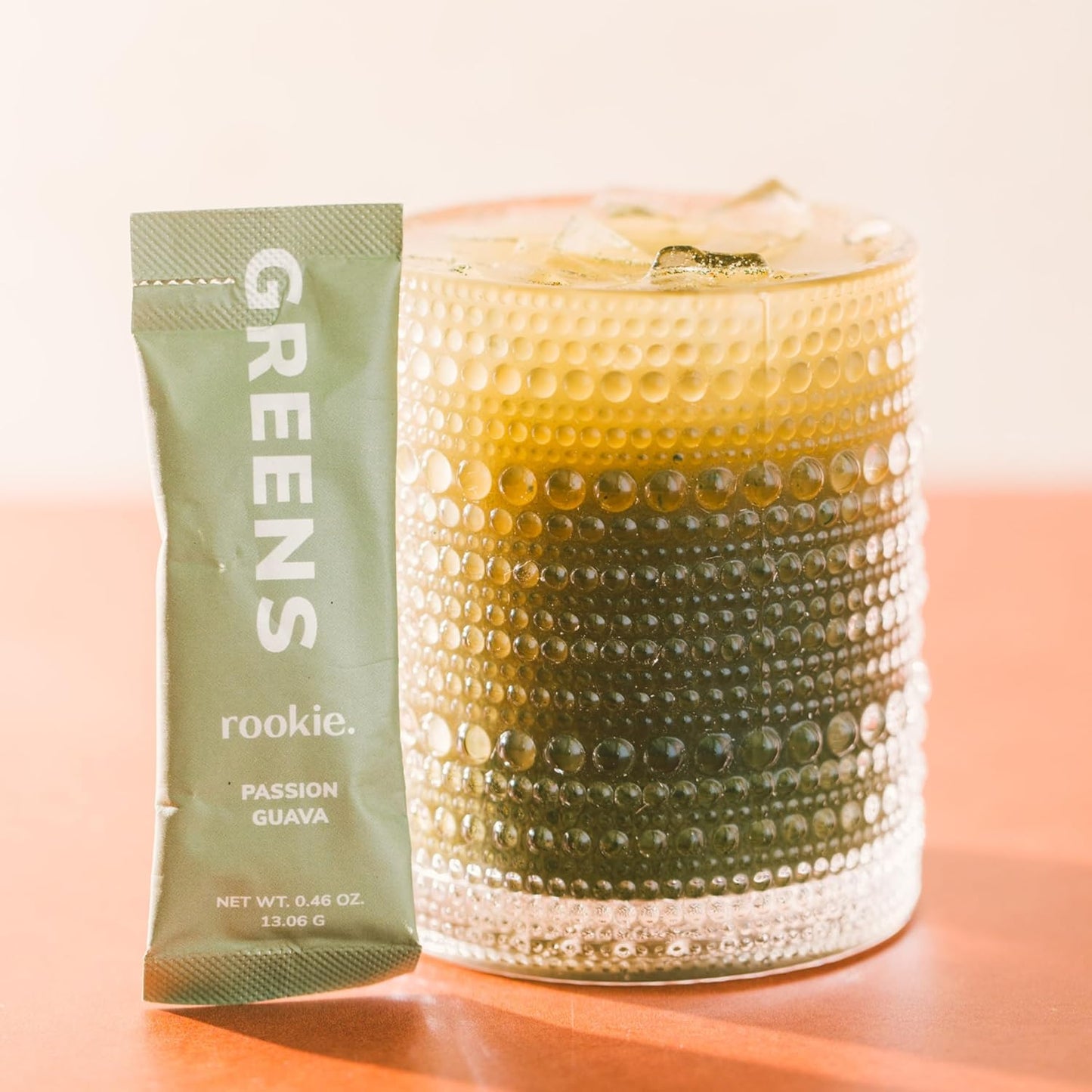 Rookie Wellness LLC Passion Guava Greens Superfood Powder Drink - Gut & Immune Support (30 Servings)
