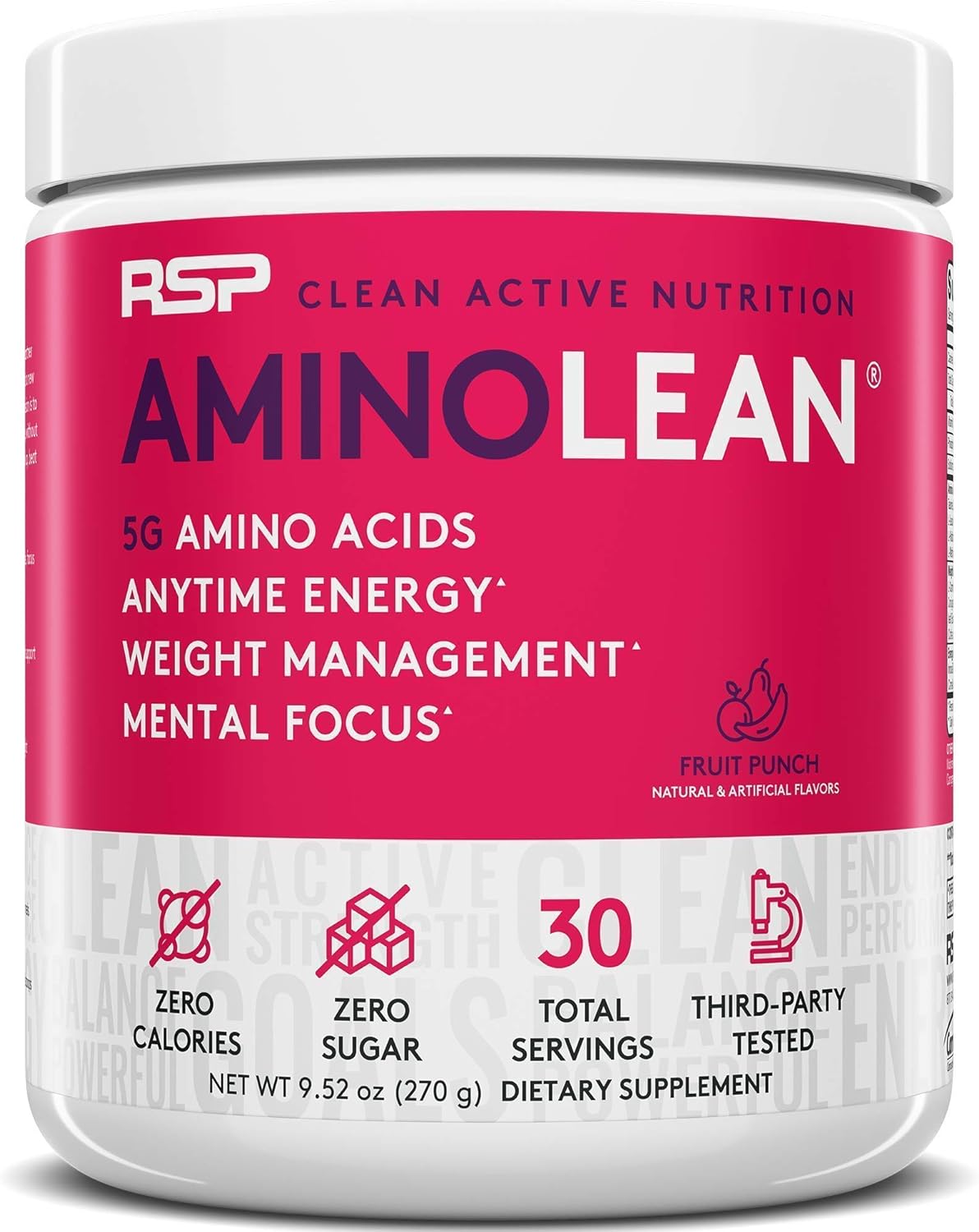 RSP NUTRITION AminoLean Pre Workout Energy & TrueFit Protein Powder Bundle - Fruit Punch & Chocolate Flavor