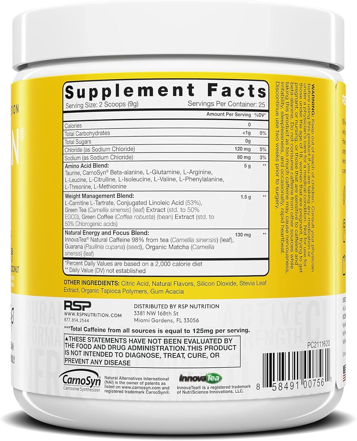 RSP NUTRITION Vegan AminoLean Pre & Post Workout Bundle - Pineapple Coconut Energy & Tropical Island Punch Recovery Boost (55 Servings)