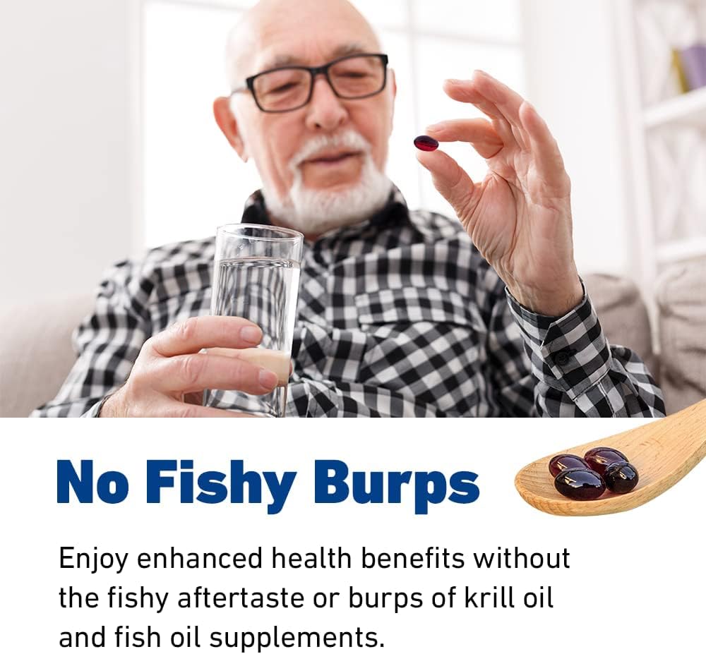 Ruby of the Sea Marine Oil Supplement - Natural Calanus Oil, Astaxanthin, Omega-3, Fatty Acids - Heart & Brain Health - 3 Pack