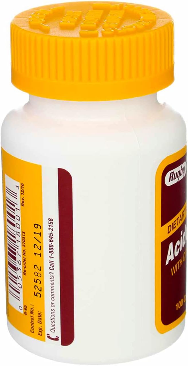 Rugby Laboratories Acidophilus Extra Strength with L-sporogenes 100 Caplets