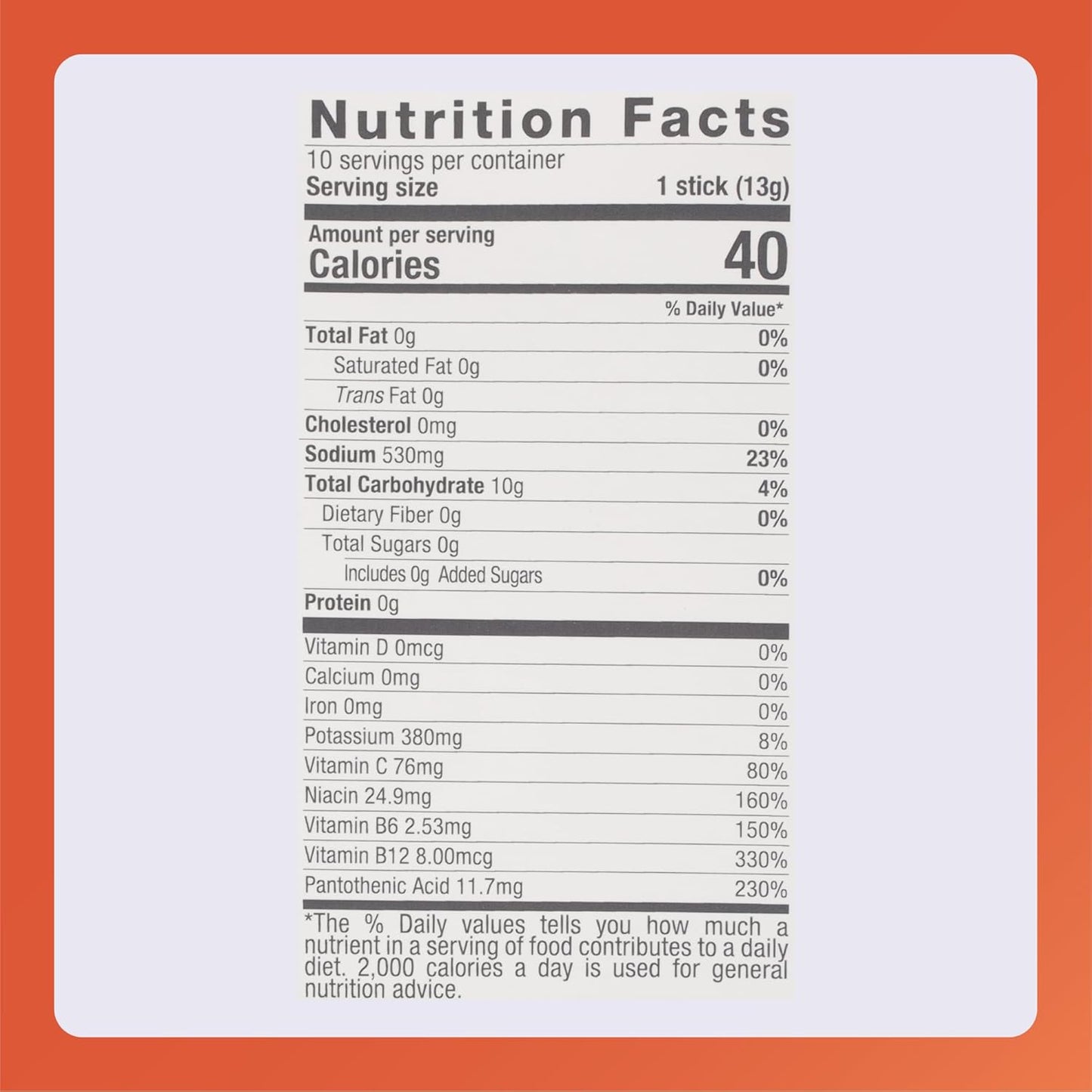 RUGBY LABORATORIES Hydrating Electrolyte Powder Packs with 5 Vitamins - Sugar-Free Drink Mix - Natural Lemon-Lime Flavor - Improved Hydration - 10 Stick Packs - 0.45 Oz - 1 Pack
