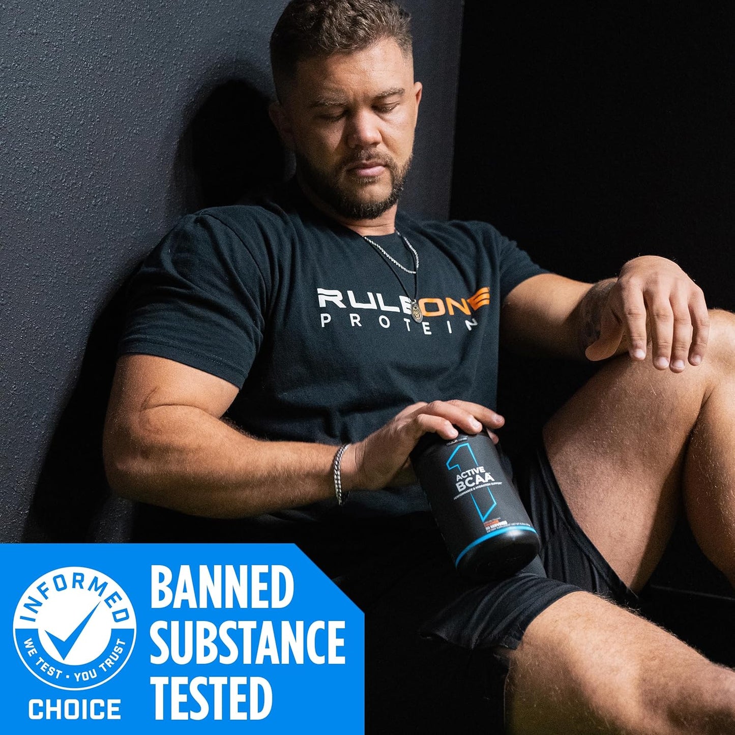 Rule 1 Active BCAA: Performance, Hydration, and Recovery Support (Orange, 30 Servings)