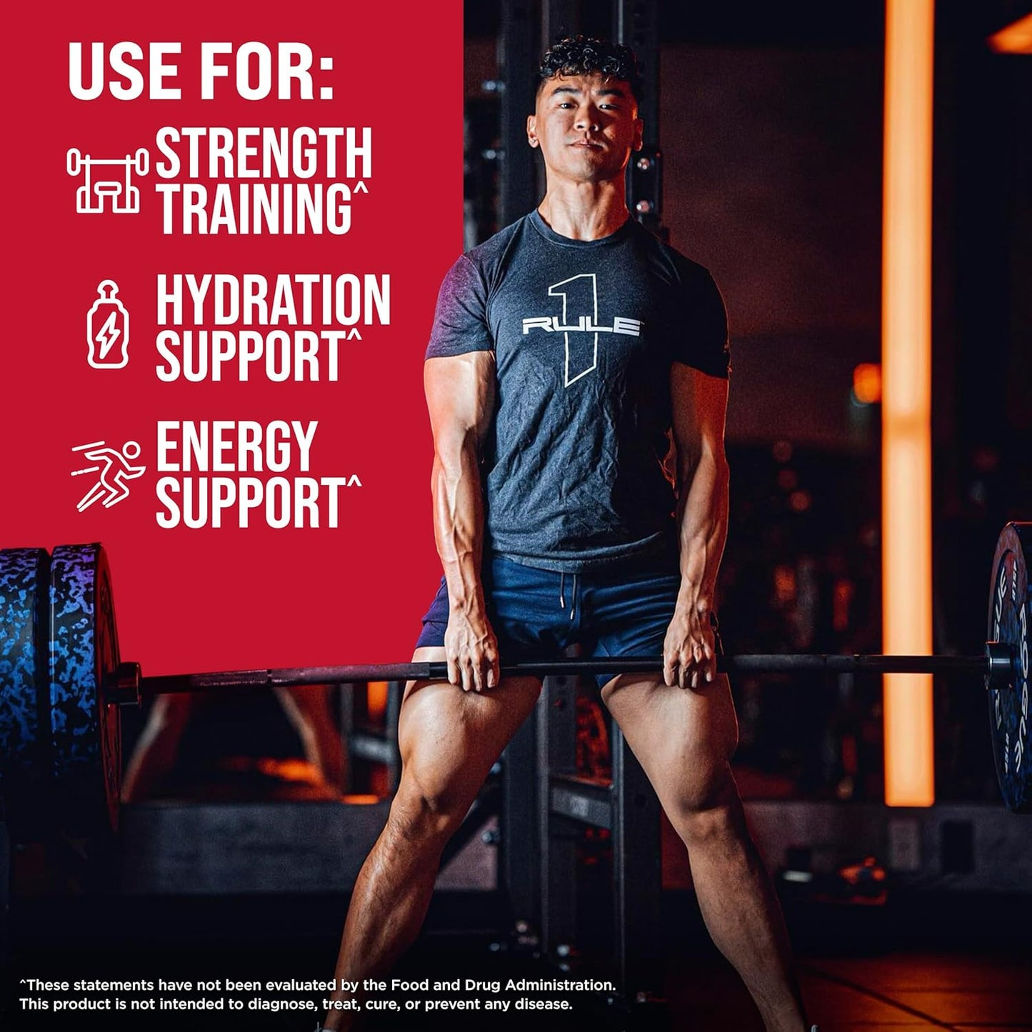 Rule 1 Charged Creatine - Energizing Workout Supplement with Creatine, Electrolytes, and Energy Blends for Performance and Hydration (Mandarin Mango, 30 Servings)