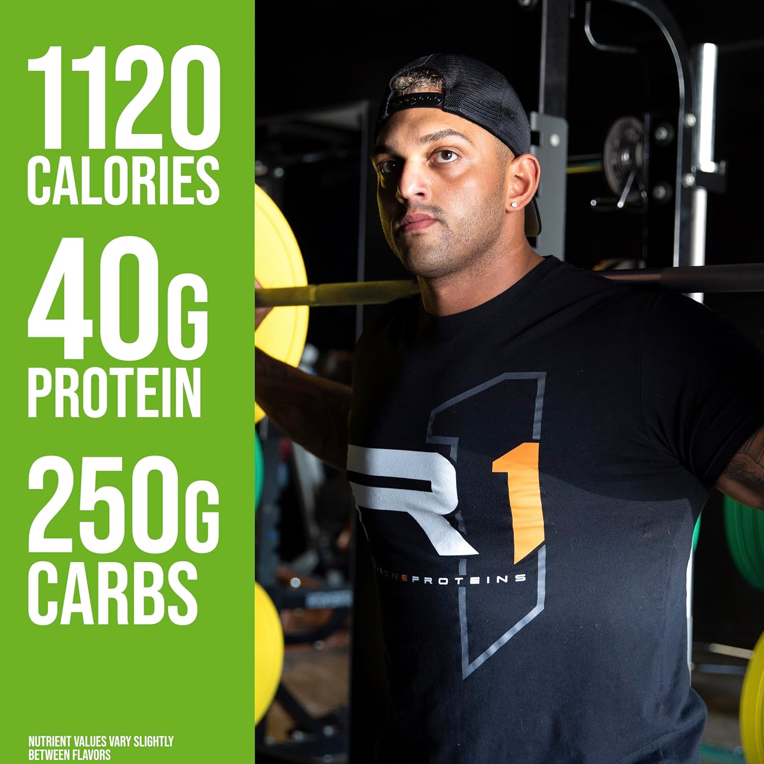 Rule One Proteins Mass Gainer - Chocolate Fudge, High-Calorie Weight Gain Formula with 1,220+ Calories, 250g+ Complex Carb Blend, 40g All-Whey Protein, 8g of Fat Per Serving, 6 Pounds