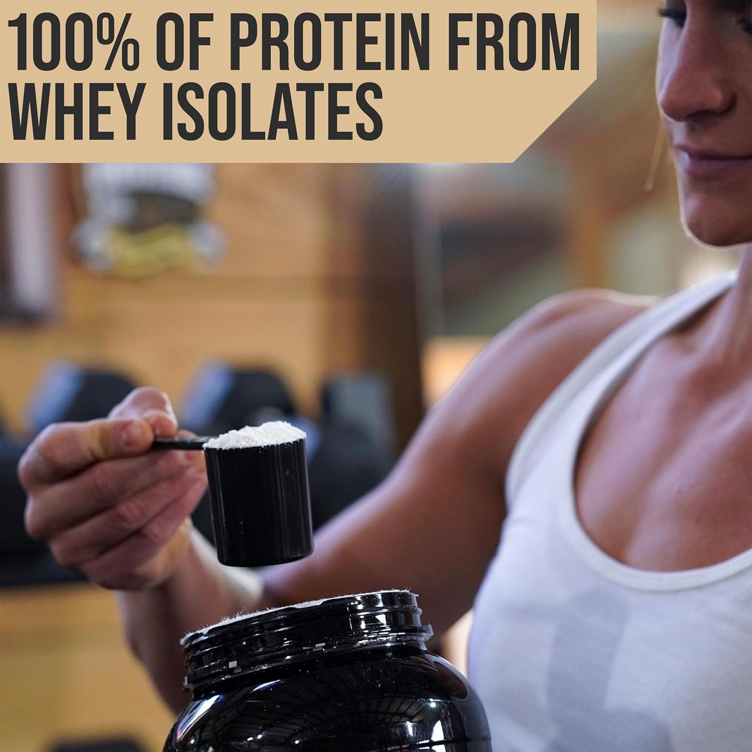 Rule One Proteins R1 Protein - Dark Chocolate Flavor, 1.7 lbs - Whey Isolate Protein Powder with 25g Protein & 6g BCAAs