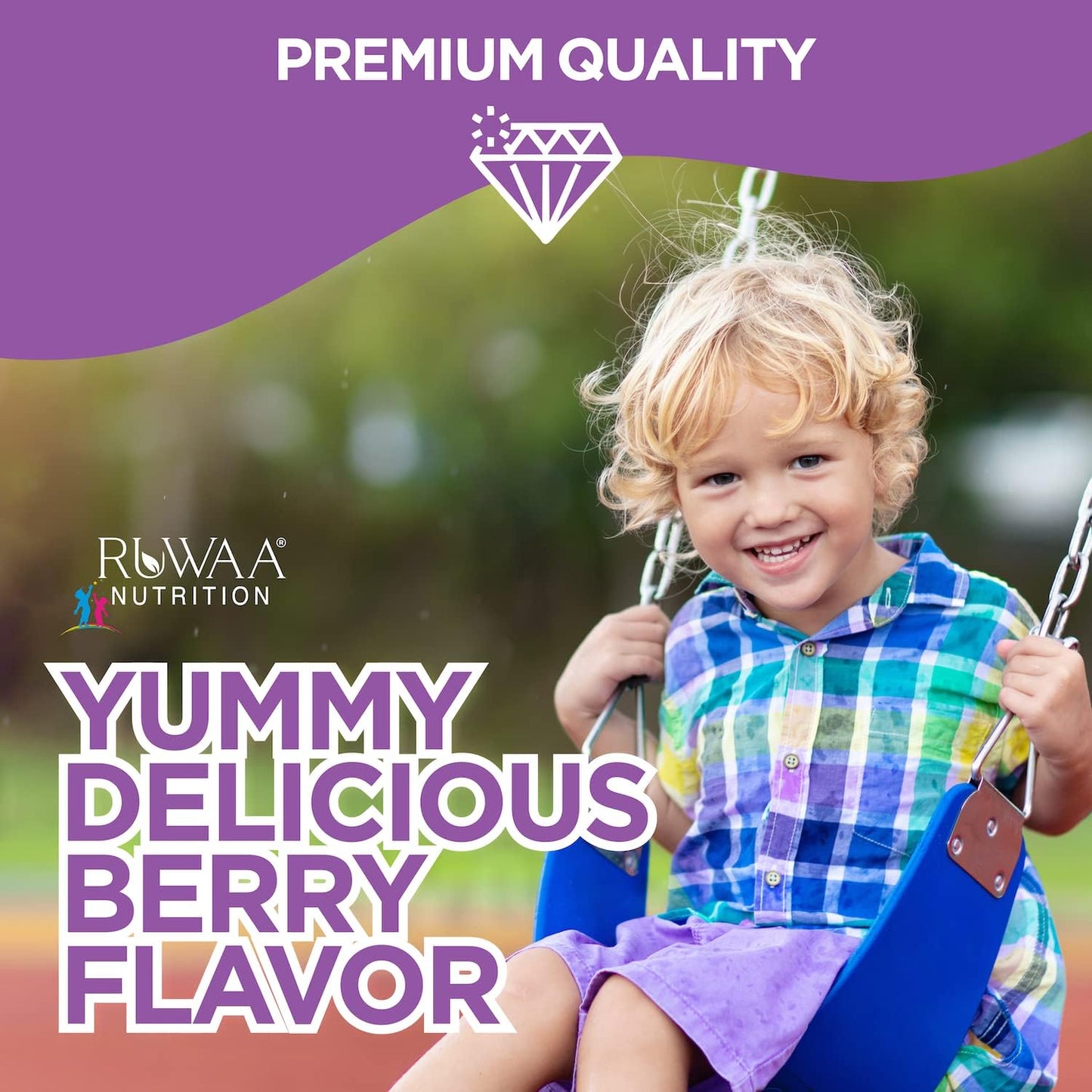 RUWAA NUTRITION Kids Immune Support Bundle: Elderberry Gummies, Zinc, Vitamin C for Healthy Bones, Brain, Lungs, Skin | Vegan, Gluten Free, Non-GMO (2)