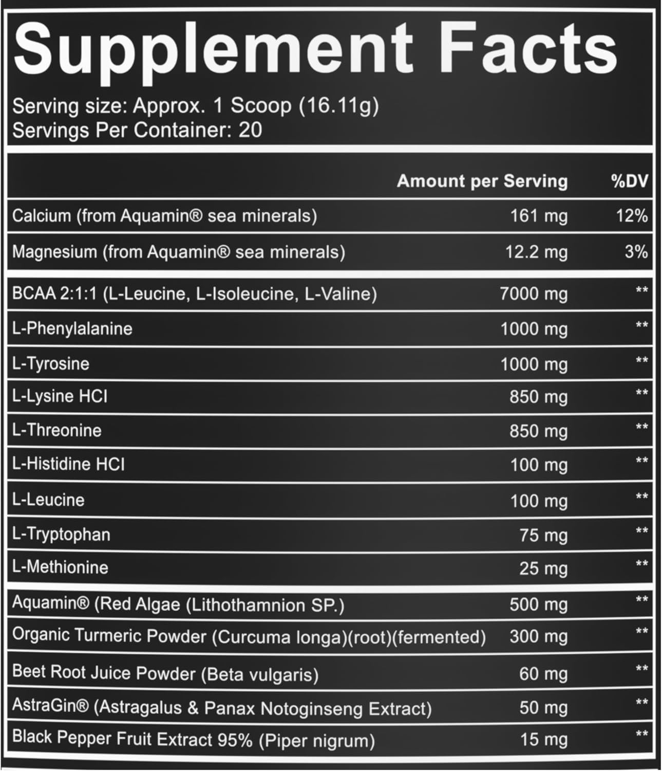 RysnFenix EAA Endure - 11g EAA + BCAA with Astragin and Black Pepper Extract for Improved Amino Acid Absorption and Aquamin Electrolytes for Hydration | Mango Peach Tea Flavor | 25 Servings