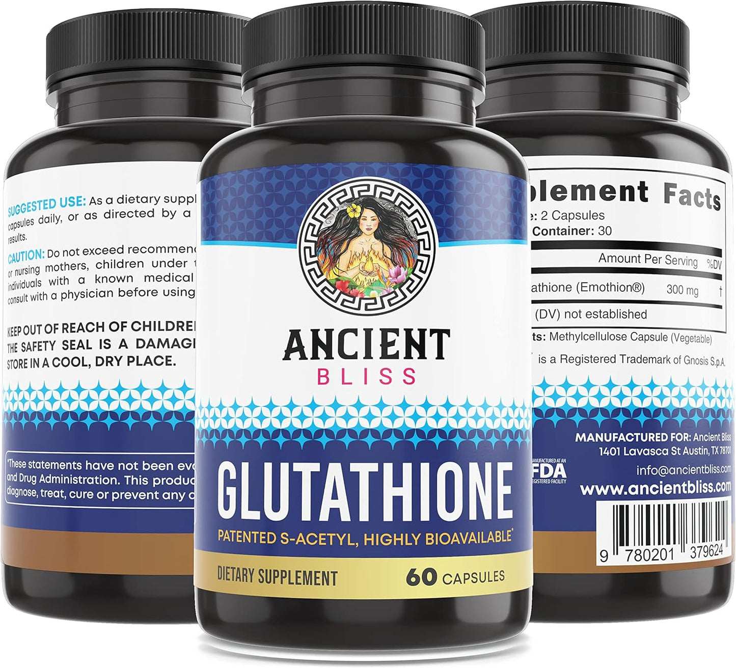 S-Acetyl Glutathione Supplement for Cellular Antioxidant & Immune Support - Joint Support for Men & Women - 60 Capsules