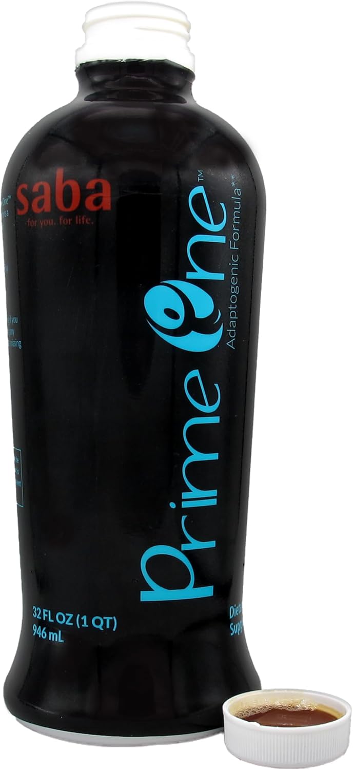 Saba Prime One HerbFuse: Premium Herbal Extract for Physical and Mental Wellness - Adaptogens - 60 Servings