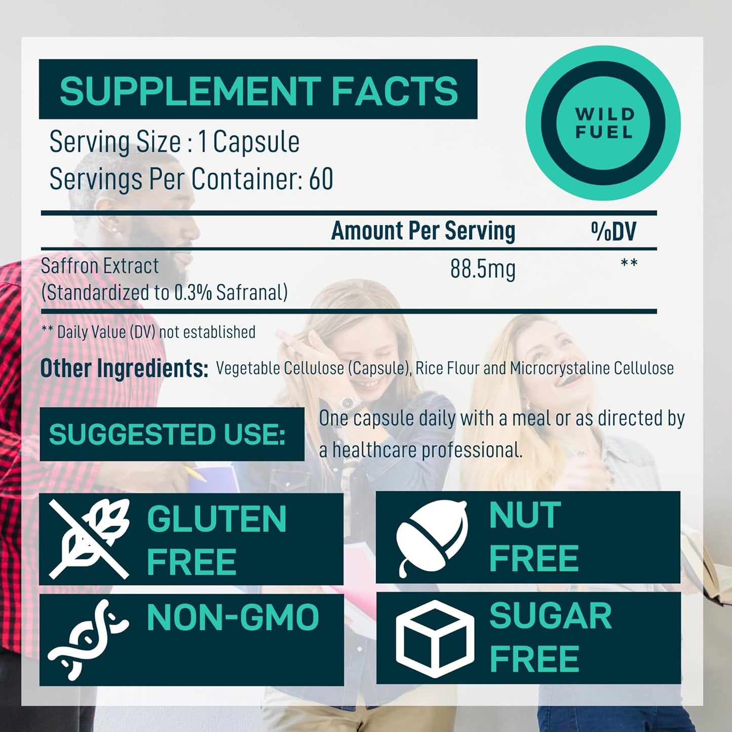 Saffron Extract Supplement and Dental Probiotics Bundle for Health and Wellness