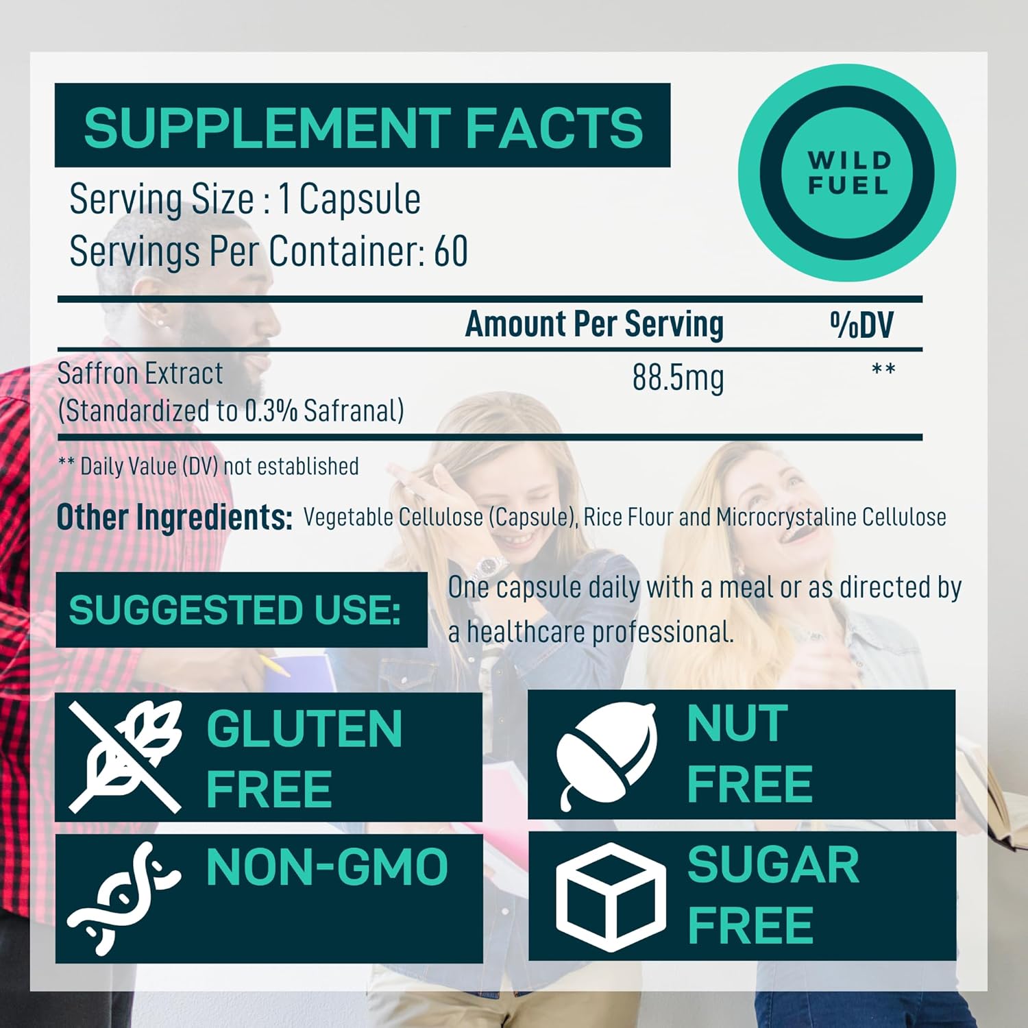 Saffron Extract Supplement and Dental Probiotics Bundle for Health and Wellness