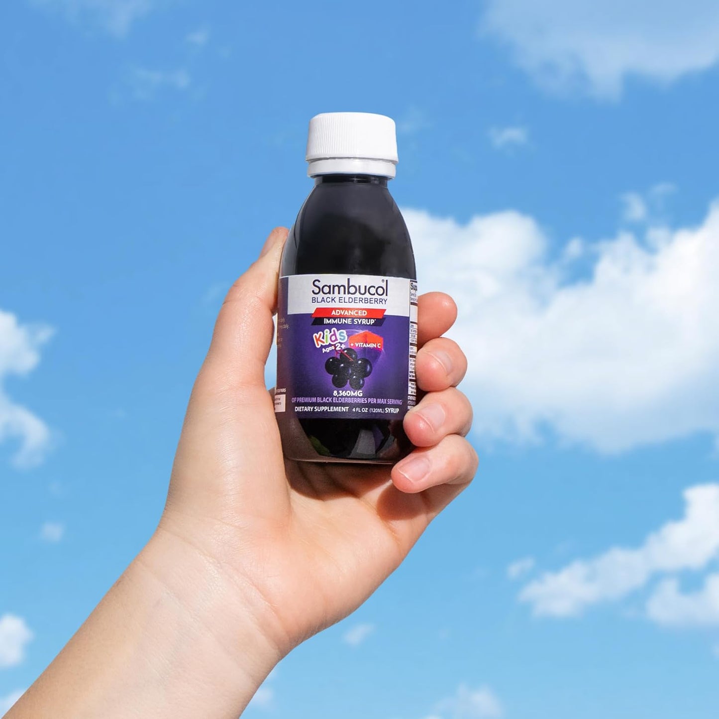 Sambucol Black Elderberry Syrup for Kids - Immune Support with Elderberry Extract - 4 fl oz - BoostGo Australia
