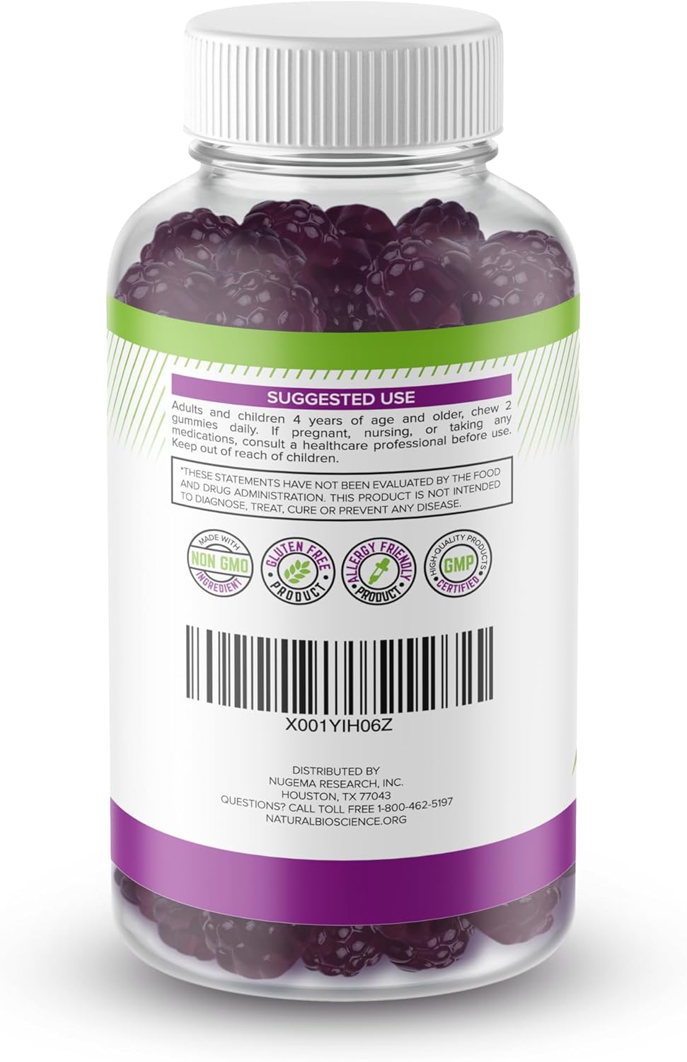 Sambucus Elderberry Gummies with Vitamin C and Zinc - Immune Support for Adults & Kids - 180 Vegan Gluten-Free Gummies - BoostGo Australia