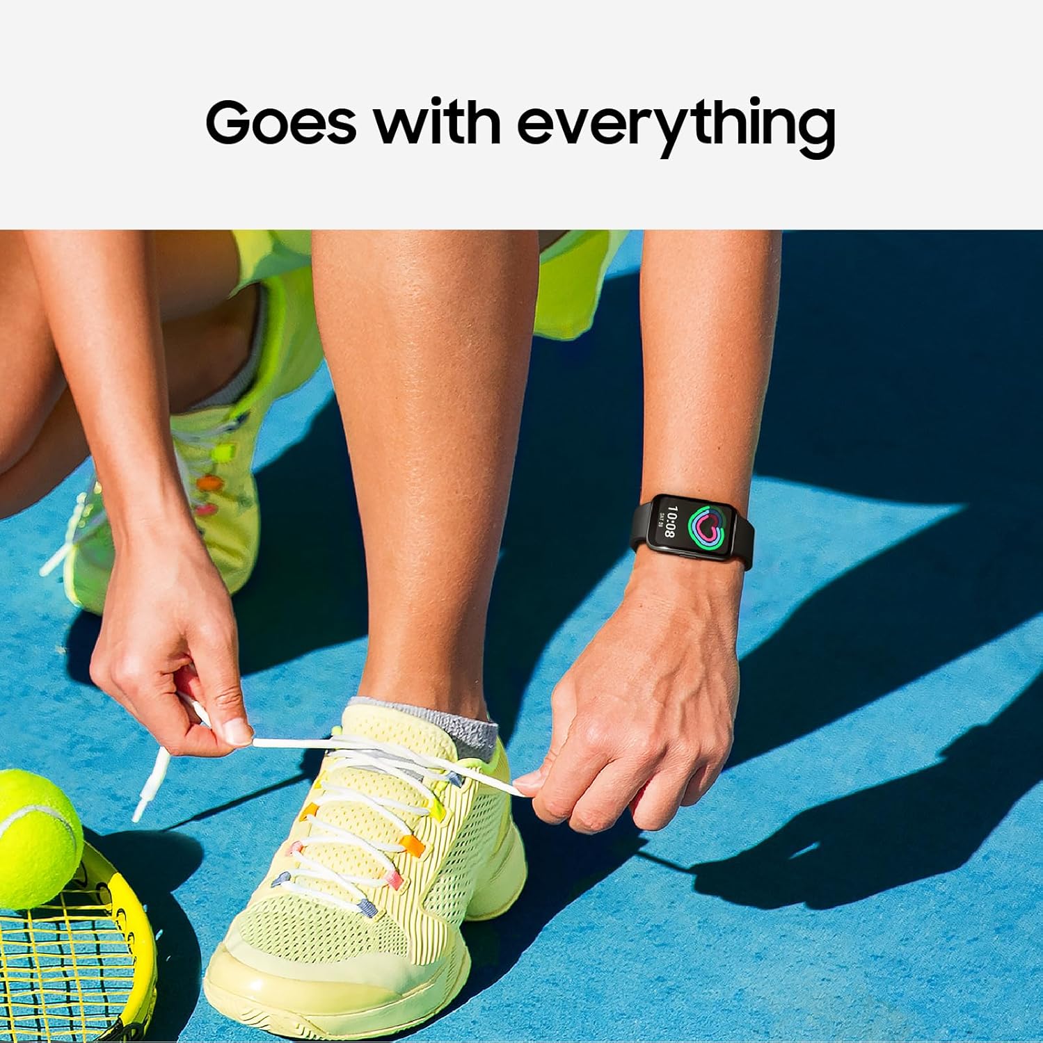 Samsung Galaxy Fit3 Health Fitness Tracker Smartwatch Dark Gray US Version 13 Day Battery Sleep Snore Heart Rate 2Yr Warranty