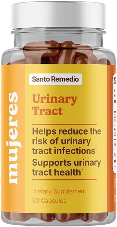 Santo Remedio Urinary Tract Supplement with Cranberries & Probiotics - Reduce UTIs, Non-GMO, 30 Servings
