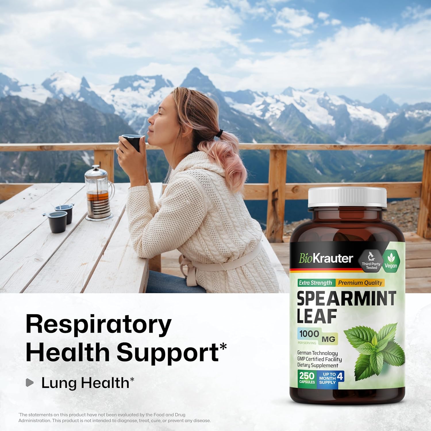 Sarsaparilla and Spearmint Herbal Capsules Combo - 500 Capsules