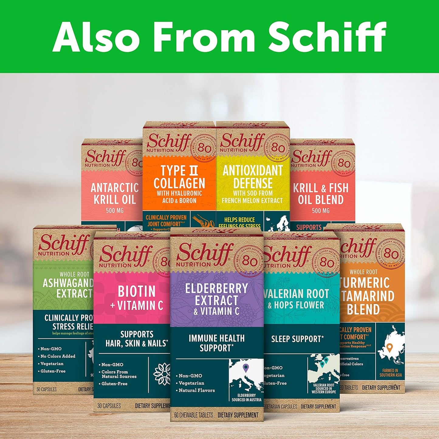 Schiff Glucosamine 1500mg Plus MSM, Hyaluronic Acid Joint Supplement - 750 Tablets Pack