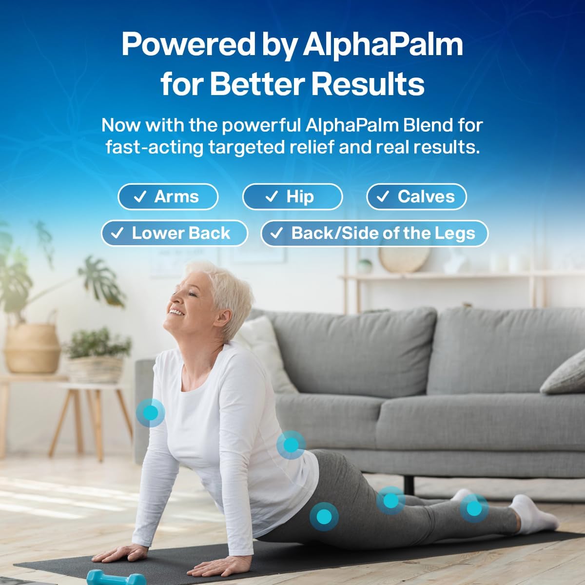 SciatiEase Supplement for Sciatic Nerve Health - Nerve Support Formula with AlphaPalm, Pea, Vitamin B Complex, Alpha Lipoic Acid - 120 Capsules