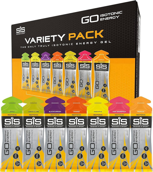 Science in Sport Energy Gel Variety Pack - 60 ml x 7