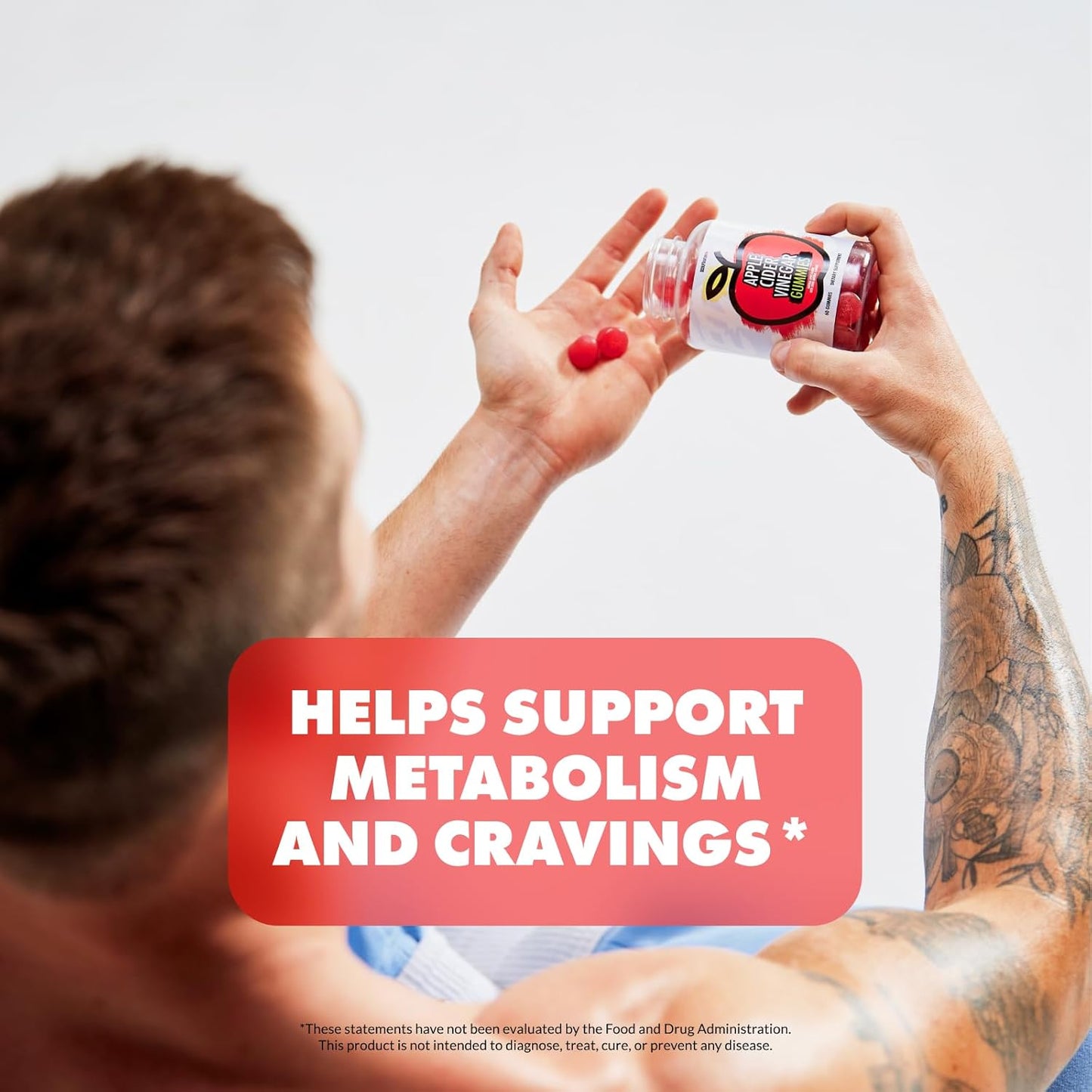 Sculpt Nation by V Shred Apple Cider Vinegar Gummies - Metabolism and Digestion Support - 60 Keto Gummies for a Healthy Superfood Snack