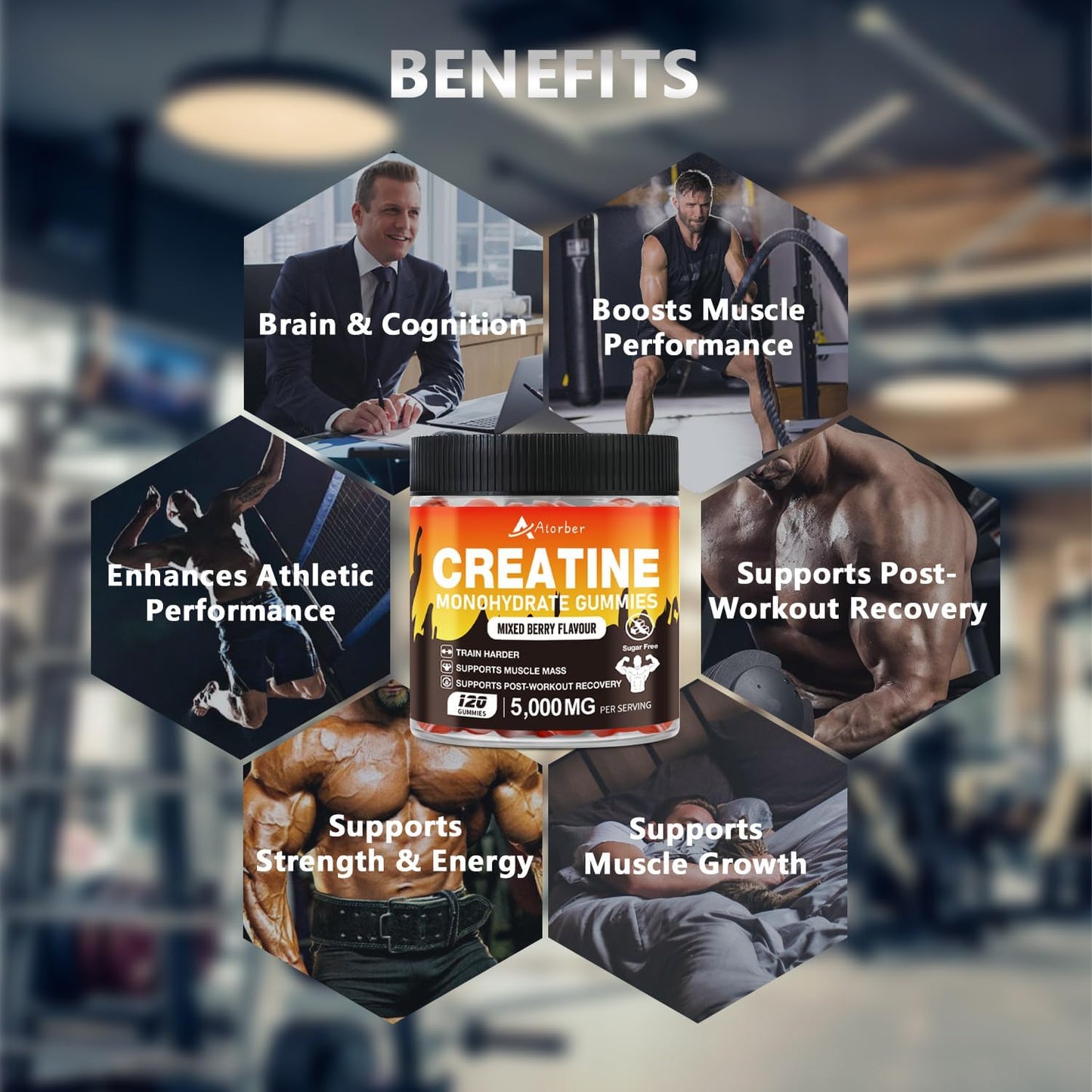 Sea Moss Capsules with Creatine Monohydrate Gummies Bundle - 150 Capsules & 120 Capsules